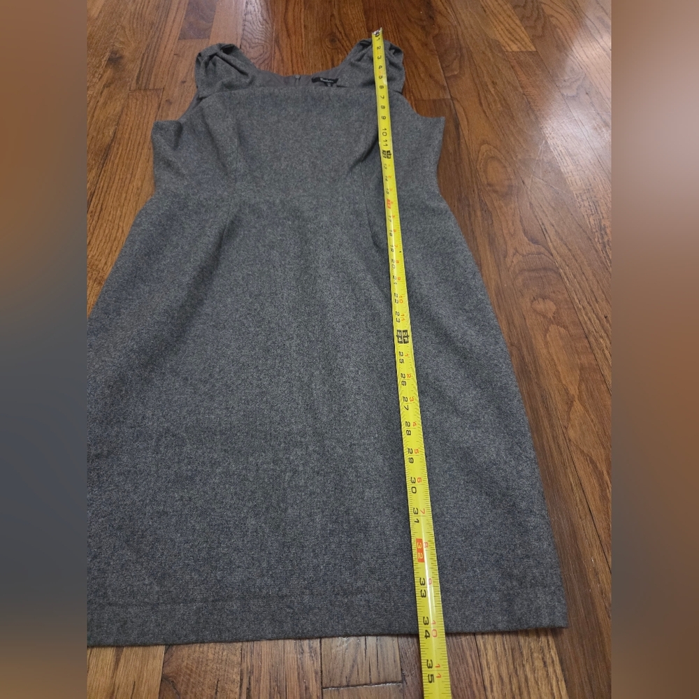 Monteau Sleeveless Gray Bow Sheath Dress Size Medium - Picture 14 of 16